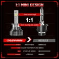 thumbnail image 4 of CHUSYYRAY D2S D2R LED Headlight Bulb 6000K White High Low Beam Replace HID Xenon Conversion Kit 2X, 4 of 12