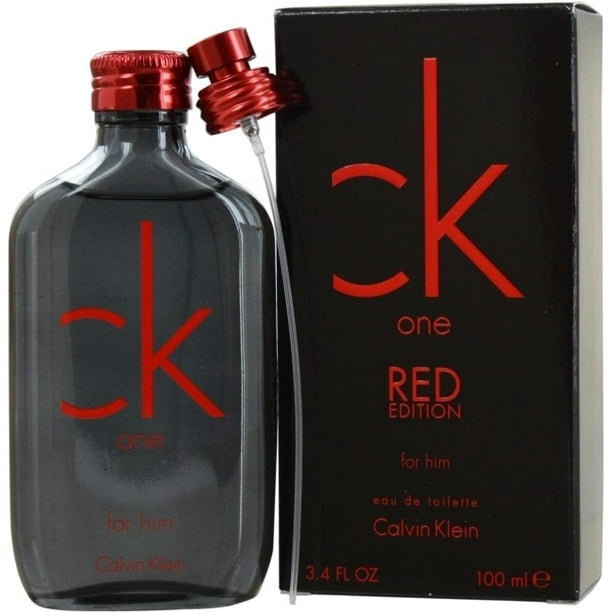Canadá inundar pesado Calvin Klein CK One Red Eau De Toilette Spray for Men 3.4 oz - Walmart.com