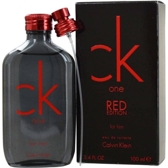 Calvin Klein CK One Red Eau De Toilette Spray for Men oz - Walmart.com