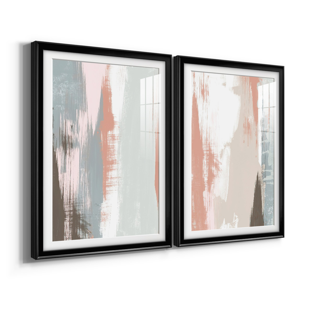 Wexford Home Sandstone Peel I Premium Framed Print, 22.5" x 30.5" - Ready to Hang, Black (Set of 2)