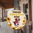 thumbnail image 3 of Proud Brittany Spaniel Mom Happy Mother's Day with Love Round Wood Sign Brittany Dog Lover Gifts Idea Hanging Wall Home Decor - 02003, 3 of 5