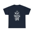 thumbnail image 2 of John 14:6 Bible Verse Short Sleeve Christian Tee Shirt, 2 of 6