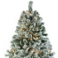 thumbnail image 2 of SEGMART 7.5FT Flocked Christmas Tree with Light, 1450 Tips, Pre-Lit Artificial Snow Christmas Tree with Metal Stand, Indoor/Outdoor Christmas Decorations for Home, Festival, Party, White, LL354, 2 of 8