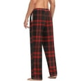 thumbnail image 6 of CROPD Crowbar Plaid Pattern Pajama Pants Mens Lounge Pants Super Soft Men Pajama Bottoms with Drawstring & Pockets, 6 of 7