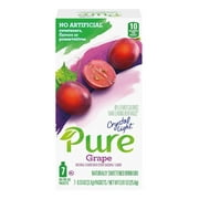 Luwei Pure Powdered Drink Mix, Grape, 7 CT