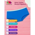 thumbnail image 5 of Fruit of the Loom Girl's Cotton Stretch Hipster Underwear, 10-Pack, Sizes 4-16, 5 of 13