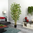thumbnail image 6 of Nearly Natural 6ft. Mini Bamboo Silk Tree, Green, 6 of 7