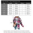 thumbnail image 3 of Christmas Flannel Shirts for Women Casual Plaid Long Sleeve Shackets Jackets Womens Button Down Boyfriend Coats Blouses Shermie, 3 of 3