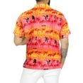 thumbnail image 2 of HAPPY BAY Men's Hawaiian Shirts Short Sleeve Button Down Shirt Mens Hawaii Shirts Boho Holiday Casual Summer Beach Shirts for Men Funny XL Palm Tree Shadows, Red, 2 of 6