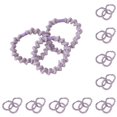 thumbnail image 1 of Bandas de goma Qarigey 3 uds. para el pelo diademas para mujer color caramelo Púrpura claro, 1 of 6