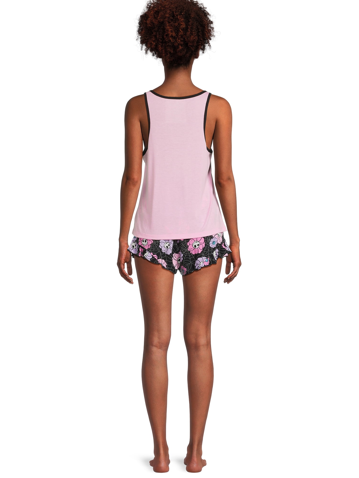 Disney Nightmare Before Christmas Women's Tank Top and Shorts Pajama Set, 2-Piece, Sizes XS-3X