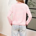 thumbnail image 5 of Yokua Cardigan Sweaters for Women Lightweight Knit Button Front Striped Cardigan Sweaters Trendy Oversized Sweater Coat, 5 of 7
