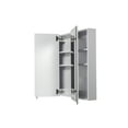 thumbnail image 6 of Croydex Texoma Triple Door Tri-View White Steel Medicine Cabinet with Mirror (36X30in), 6 of 10