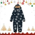 thumbnail image 2 of Generic Snowflakes Santa Christmas Xmas Jammies Family Christmas Pajamas Matching Sets New Year Sleepwears for Family Holiday Family Set Long Sleeves Pant(8 Years,c-Black), 2 of 5