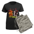 thumbnail image 5 of CafePress - Wedding Women's Dark Pajamas - Women's Short Sleeve Print T-Shirt and Pants Dark Cotton Pajama Set, 5 of 7