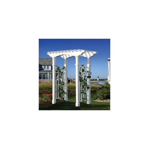 New England Arbors Newport Vinyl Arbor by New England Arbors