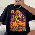 thumbnail image 3 of Summerween Shirt Hot Ghoul Summer Shirt Summer Halloween Tee Spooky Witch Beach Shirt Retro Horror Vacation Tee, 3 of 5