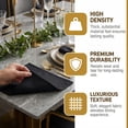 thumbnail image 5 of REGALWOVEN 12 Pack Cloth Napkins, Cotton Washable and Reusable Table Dinner Napkins for Restaurant, Weddings, Event and Parties Black, 5 of 6