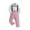 Pink, variant on XBASW Toddler Baby Boys Gentleman Outfits Spring Fall Long Sleeves Formal Dress   Bowtie   Suspender Pants 3PCS Wedding Set for 6M-5Y