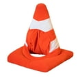 thumbnail image 4 of Sombrero de cono de tráfico para adultos, sombrero de Halloween en forma de cono para espectáculo, cumpleaños y vacaciones., 4 of 8