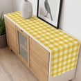 thumbnail image 4 of Yellow Table Runner - 90 Inch Long, Kitchen Dining Table Runner Dresser Scarves, Country French Rustic Buffalo Plaid Modern Art Farmhouse Decor for Coffee Tables Wedding Party Banquet, 4 of 8