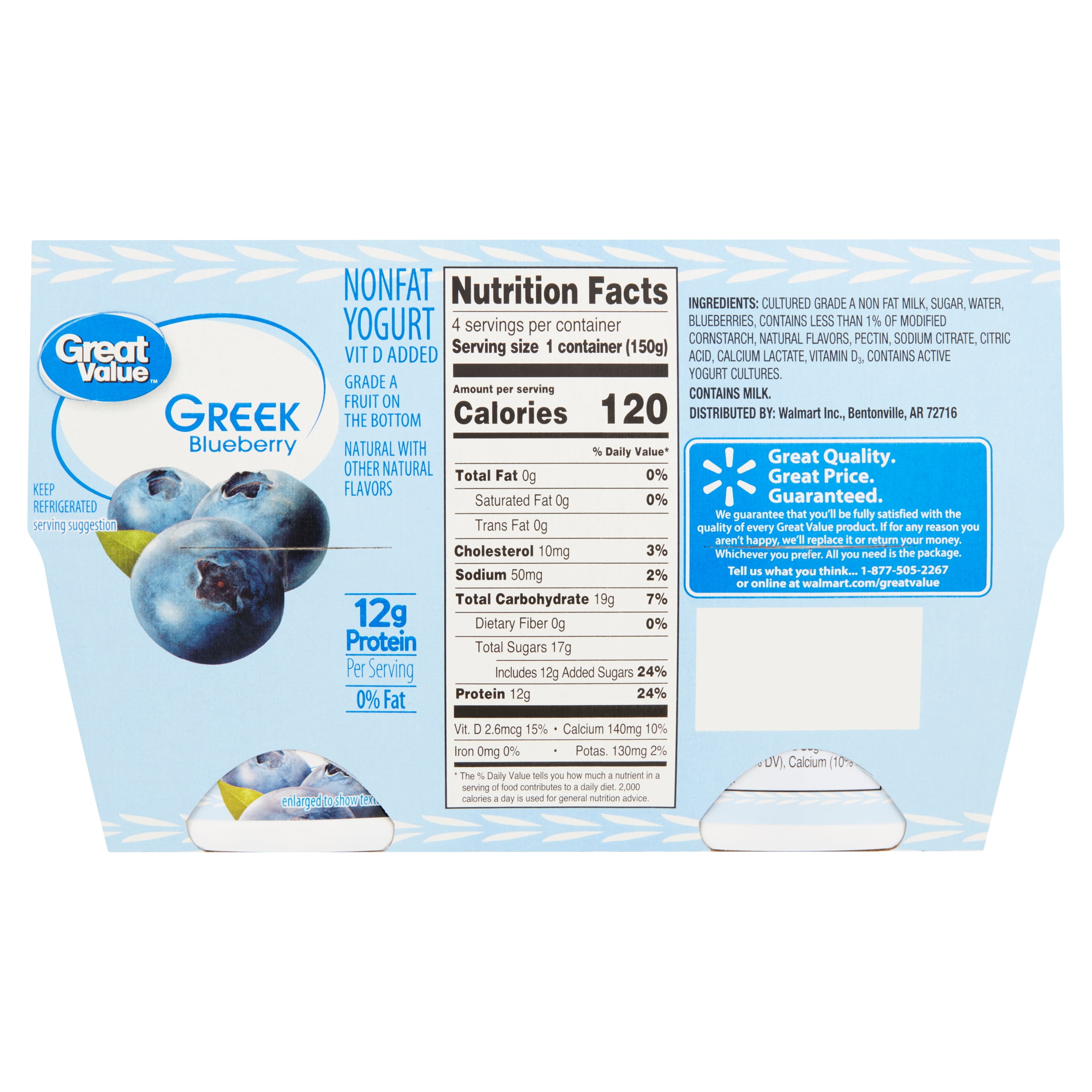 Pc Greek Yogurt Blueberry Nutrition Besto Blog