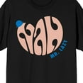 thumbnail image 2 of Mr. Men And Little Miss Classic Nah Me Lazy Crew Neck Short Sleeve Men's Black T-shirt-5XL, 2 of 7