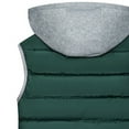thumbnail image 6 of Homenesgenics Puffer Vest for Women Plus Size with Hood 10 Colors Fashion Women Winter Warm Coat Vest Wadded Jacket Green XXXL, 6 of 9