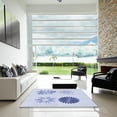 thumbnail image 7 of Ahgly Company Machine Washable Indoor Rectangle Transitional Lavender Blue Area Rugs, 5' x 7', 7 of 7
