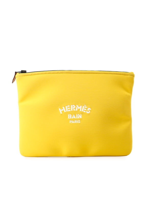 Pre-Owned Hermes handbag pouch Trousse Flat MM Neoban flat HERMES