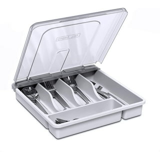 7 Component Expandable Utensil Drawer Organizer Cutlery Tray
