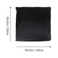 thumbnail image 2 of LIFKOME Rectangular Dust Protection Sofa Loveseat Cover Black Polyester Fiber 1Set, 2 of 4
