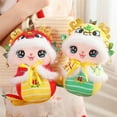 thumbnail image 6 of RUIG Chinese New Year Decorations 2025,Lunar New Year Snake Plush Toy with 3D Cape&Cute Expression,Zodiac Snake Plushie Doll Toys,Happy New Year Gift for Boys and Girls, 6 of 8