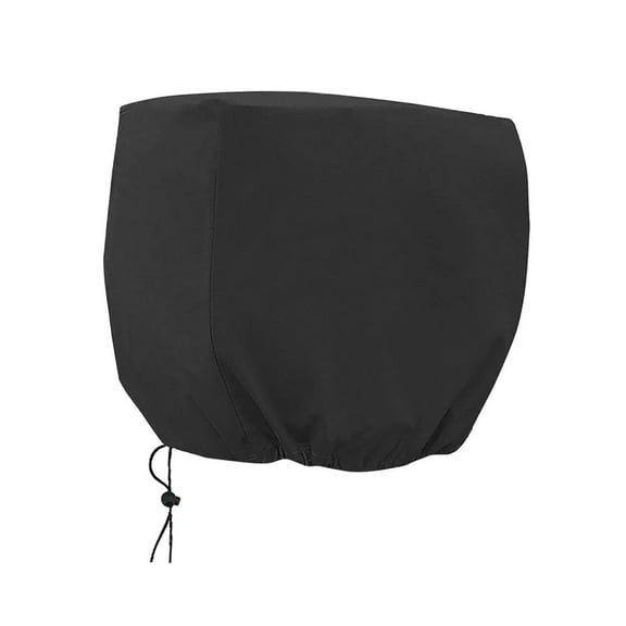 Outboard Motor Cover Boat Engine Cover 420D Oxford Fabric Water Resistant Windproof Drawstring Cover Motor Engine Half Cover