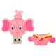 thumbnail image 1 of Memoria opcional Compatible con disco U de dibujos animados, memoria USB de elefante lindo para almacenamiento de datos, transmisión compartida, 16GB, 1 of 14