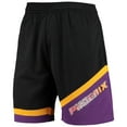 thumbnail image 2 of Men's Mitchell & Ness Black Phoenix Suns Hardwood Classics 75th Anniversary Swingman Shorts, 2 of 4