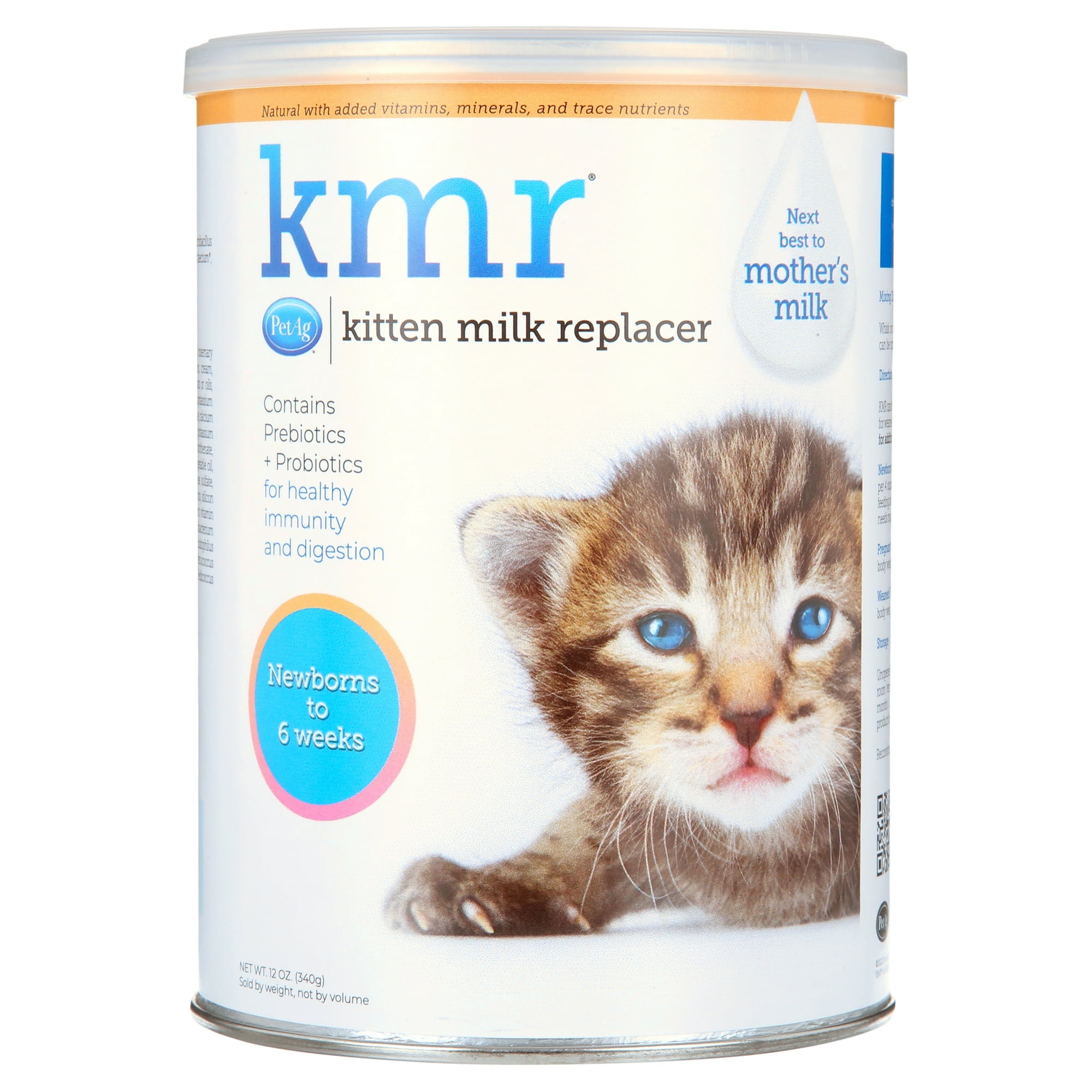 Pet-Ag KMR Kitten Milk Replacer Powder - 12 oz