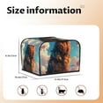 thumbnail image 5 of Disketp Colorful Cloud Shepherd Dog 4 slice Toaster Cover, Four Slice Toaster Appliance Dust-proof Cover For Kitchen Small Appliance Dust Cover, 5 of 7