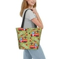 thumbnail image 7 of Kll Tote Bag For Women Cartoon Fire Truck Print Shopping Grocery Reusable Bags For Office School Shopping Travel, 7 of 7