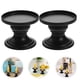 thumbnail image 4 of 2 candelabros de metal negro para velas de pilar, ideales para el hogar., 4 of 8