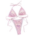 thumbnail image 4 of Mujer damas verano dos piezas amor Bikini Sexy traje de baño ropa de playa Fridja  nalpqowj61284, 4 of 8