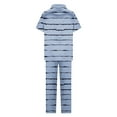 thumbnail image 4 of UAMVSH Women Pajamas Set Notch Collar Soft Sleepwear Pjs Short Sleeve Button down Nightwear with Long Pants, 4 of 5