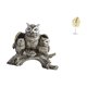thumbnail image 1 of Figura moderna de búho y hoja, escultura decorativa de mesa, estatua abstracta de animal para sala de estar, oficina, armario, mesita de noche, estant, 1 of 8