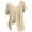 01-Khaki, variant on Womens Plus Size Summer Tops Fashion Solid V Neck Short Sleeve Ruched Tunic Blouse Casual Loose T Shirts for Women 2026