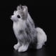 thumbnail image 2 of Preciosos adornos de perro salchicha o husky, tamaño mini, accesorios de jardín, 2 of 9
