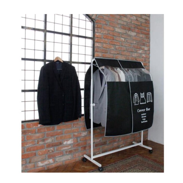 Fundas antipolvo para ropa de tela no tejida Funda antipolvo para el hogar Percha para armario