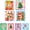 Xmas 100 Pcs, variant on 100 Pack Fall Cookie Bags - 4x4 Inch Self-Sealing Autumn Bags, -Safe Cellophane Thanksgiving Goodie Bags for Candy, Biscuit & Small Gifts, Harvest Party Decorations