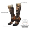 thumbnail image 4 of Yiaed Jungle Meditating Lion Print Great elasticity Adult Stockings Sports socks for Men and Women, 4 of 6