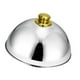thumbnail image 5 of Tapa de wok de acero inoxidable y tapa de vapor redonda. Oro grande, 5 of 8