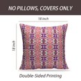 thumbnail image 2 of LALILO Throw Pillow Covers Kaleidoscope Ethnic With Blue Navy Cushion Cover 18" x 18", 639 Pack, 2 of 6